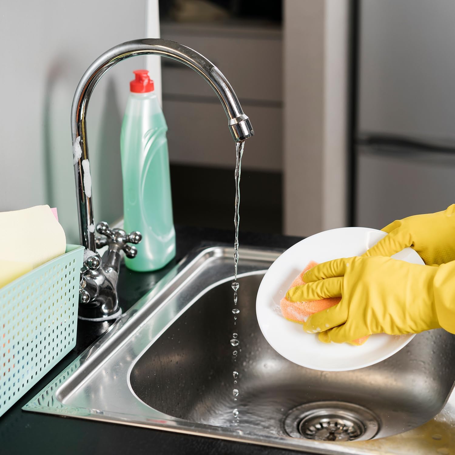 2-Pack Kitchen & Bathroom Sink Drain Strainers I 2.25 Inch Bathroom Drain Hair Catcher & Kitchen Sink Strainer I Kitchen Sink Stopper Drain Cover I