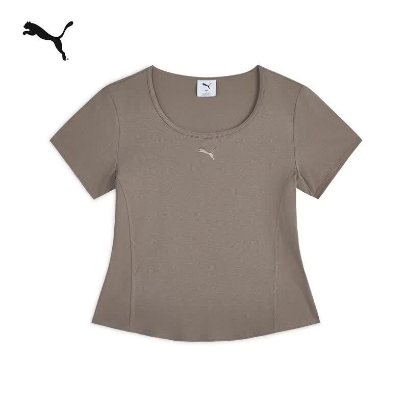 PUMA Women s Slim Fit Short Sleeve T-Shirt M