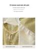 2025 Autumn Women's Heavyweight 32 Momme Silk Jacquard Jacket - New Chinese Style Design, Long Sleeve