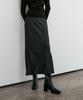 Otte Reve Satin Long Slit Skirts_2Color