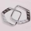 For Santa Fe  ABS Chrome Front Foglight Fog Light Lamp Cover Trim Frame Sticker Exterior Accessories