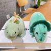 Cute 2024 Dinosaur Plush Toy Keychain Soft Pp Cotton Bag And Car Ornament