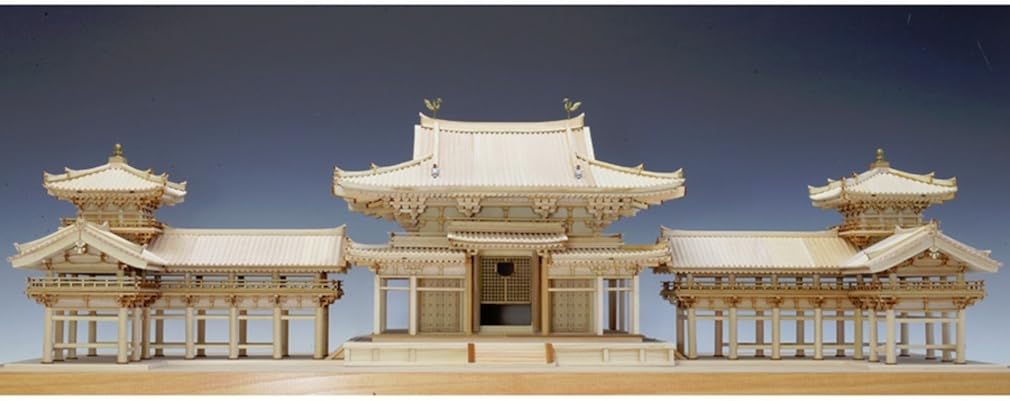 Woody Joe 1/75 Scale Byodoin Temple Phoenix Hall Wooden Model Assembly Kit (Building)