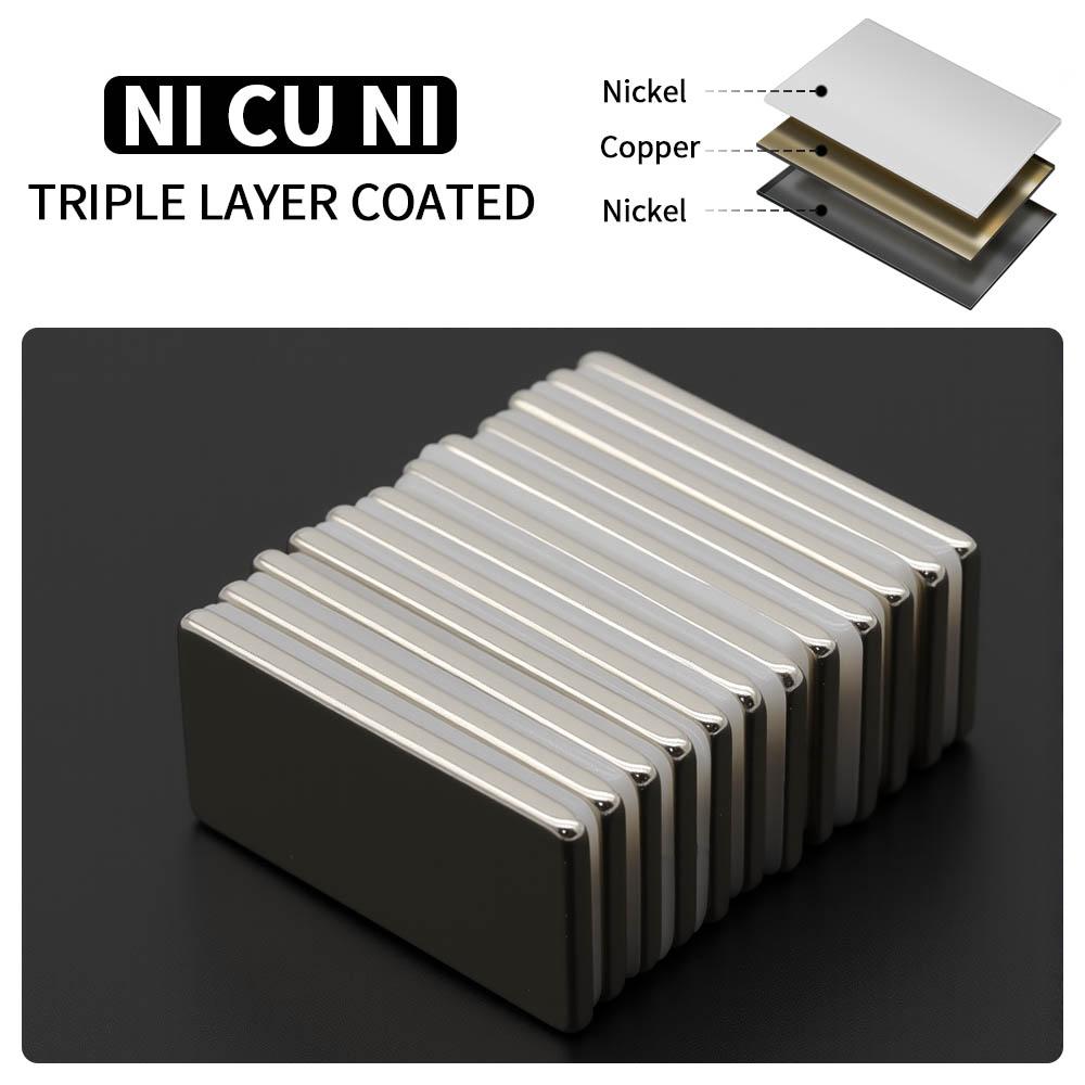 40x20x3mm Krachtige Neodymium Magneet N35 NdfeB Permanente Magnetische magneten Blok Super Sterke Koelkastmagneten DIY