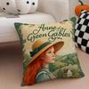 O-Of Green Gables Cushion Cover Throw Pillow Cover Hidden Button Durable Polyester Chair Cushion