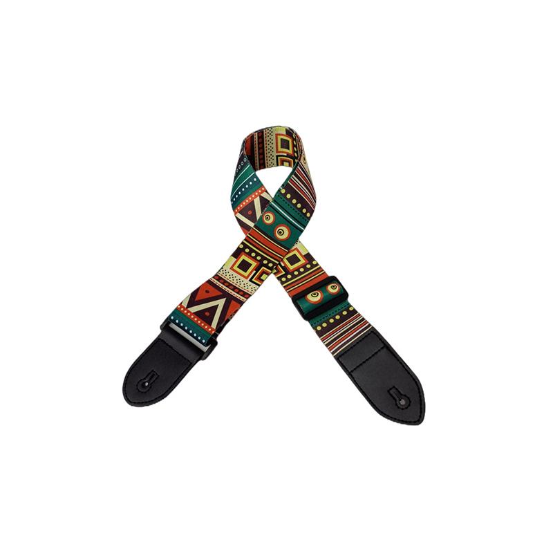 

Ремень для гитары с вышивкой, ремень для электрогитары, ремень для сумки для фолк-гитары 36 дюймов, ремень для фортепиано с термопечатью белый