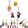 Portachiavi Ciondolo Action Figure in PVC Principessa Peach di Super Mario con Design a Cartone Animato