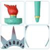 Statue of Liberty Torch Headband Novelty Hairhoop for Carnivals Party and Independence Day Cosplay Costume Accessories