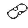 Carbon Fiber Style ABS Chrome Car Central Control Cup Holder Frame Cover Trim for BMW 3 Series G20 G28 325li 2019 2020