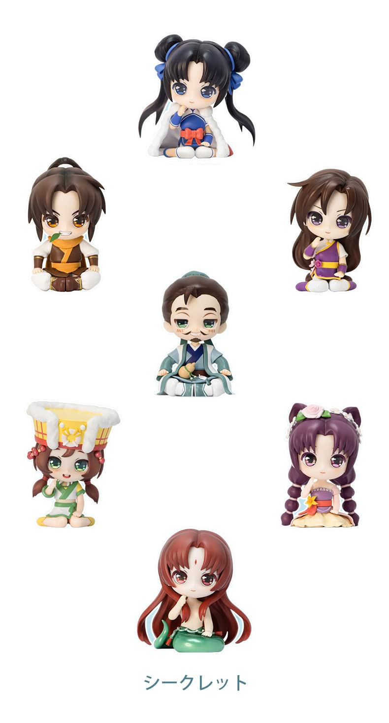 

DODOWO The Legend of the Xian Sword PVC & ABS Trading Figures, Box of 6