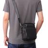 Niu Langshi Men'S Leather Crossbody Bag Wearable Belt Waist Bag Trendy Fashion Small Backpack Small Bag