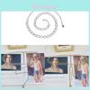 Womens Metal Square Chain Waist Belt With Simple Design For Summer Party Outfit