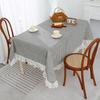 Ins Wind Cotton And Linen Tablecloth Amazon Ethnic Style Lace Lace Table Cloth Internet Celebrity Background Decorative Tablecloth