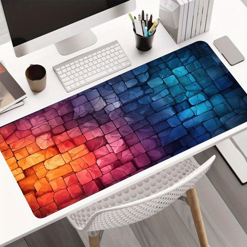 Fluorescent Stone Large Gaming Mouse Pad Anti-Slip Rubber Desk Mat for Computer Keyboard and Mouse Desk Game Office Accessories