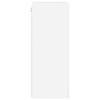 Wall Mounted TV Cabinet Glossy White 30 X 31 X 80 Cm Engineered Wood