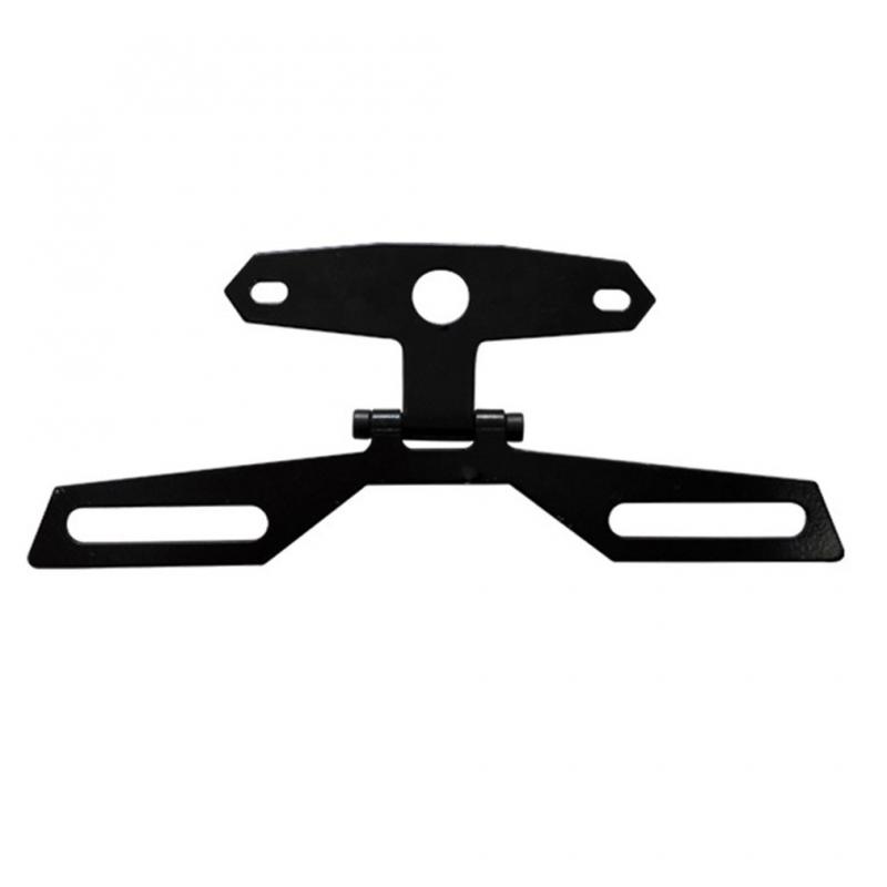 

Рамка номерного знака мотоцикла, складной кронштейн для заднего фонаря, регулируемый держатель для мотоцикла, квадроцикла, мотоцикла, скутера, аксессуары чёрный