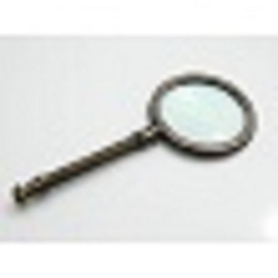Magnifier Full Brass Henry Hughes London Ltd.1942-Hand Held Magnifying Glass