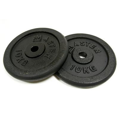 Cast Iron Weights 2 X 10 Kg MASTER