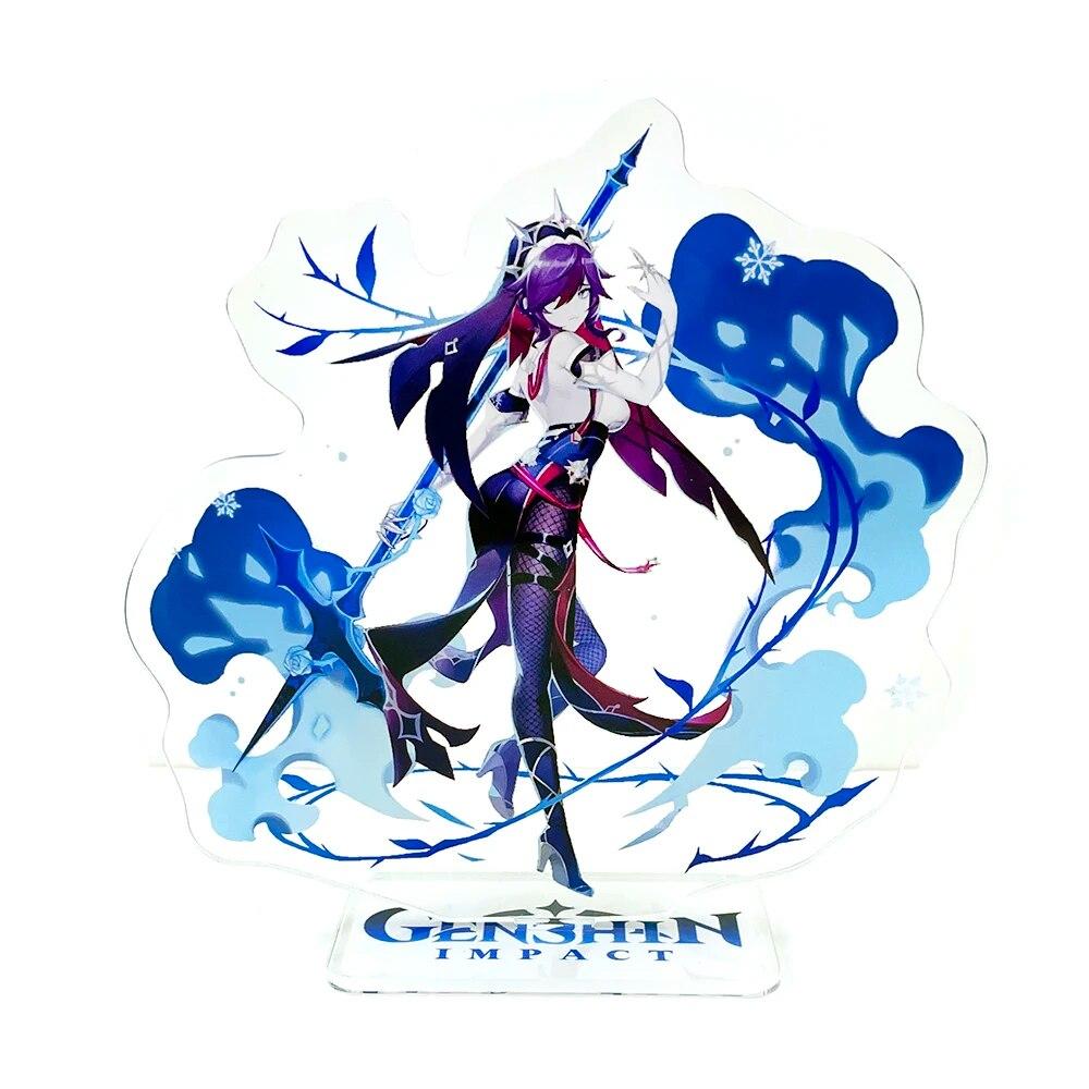 Mondstadt Characters Diluc Albedo Rosaria Venti Acrylic Stand Standee Toy Figure