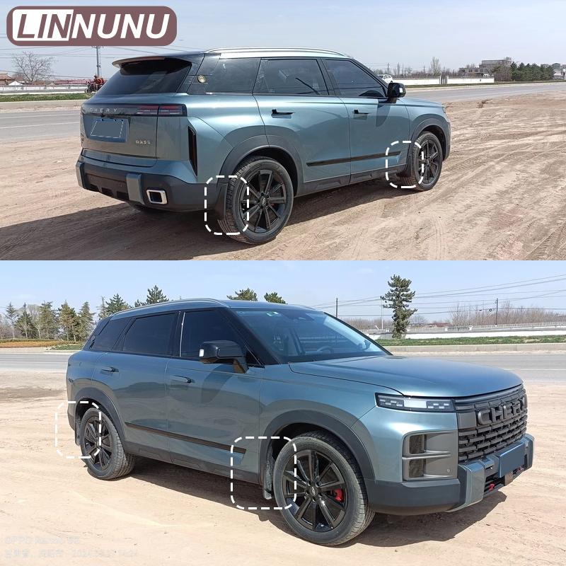 For jaecoo j7 phev fuel accessories 2025 Car wheel mudguard Fender ABS material chery tansuo 06 2024 Modified parts