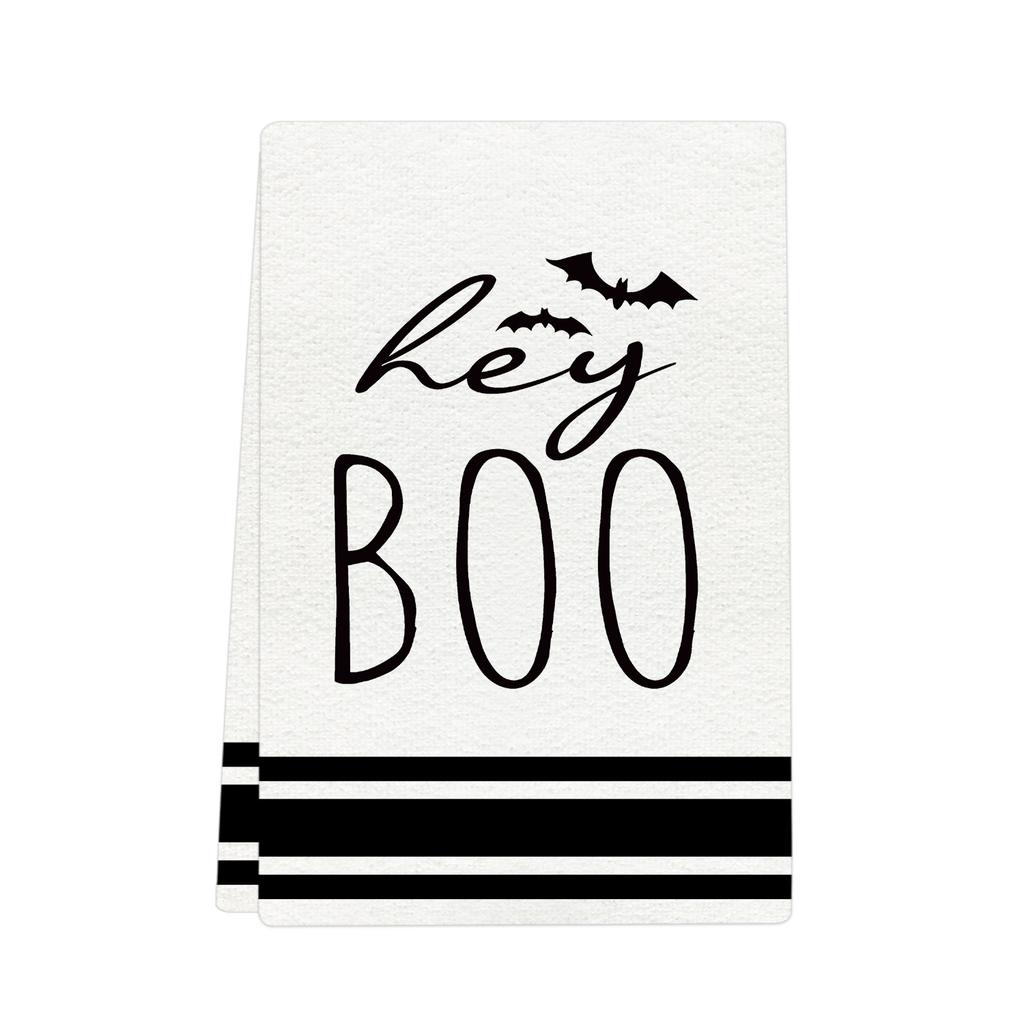 Halloween towel ornament gift microfiber printing kitchen towel special dish towel rag