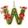 Acrylic 26-letter Christmas Tree Hanging Decorative Item with Flat Printing - Personalized Christmas Decoration