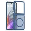 Smoke Case for Motorola Razr 70 / 60 / 50 5G, Skin Touch, for MagSafe, Blue