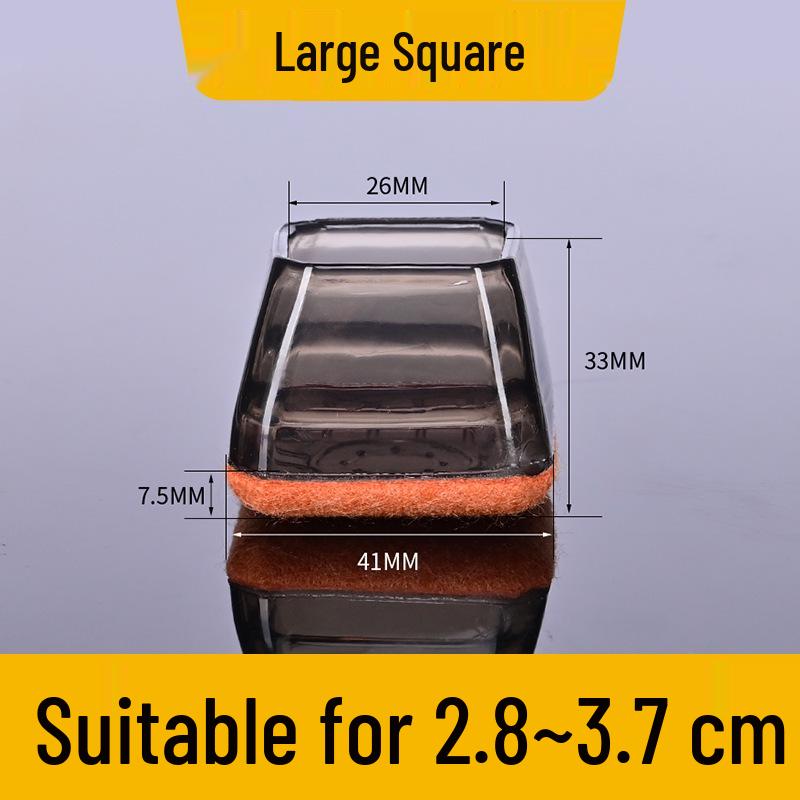 Durable Silicone Non-Slip Chair Leg Covers with Noise Reduction & Thickened Edge
