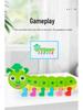 Multicolor Caterpillar Logic Cards: Early Education Toy for Cognitive Development