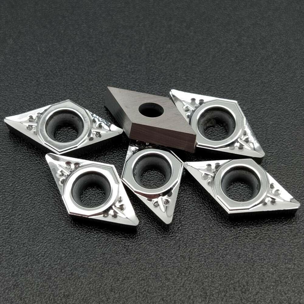 10pcs DCGT070202-AK DCGT21.50.5-AK H01 Carbide Inserts for Aluminum Blade