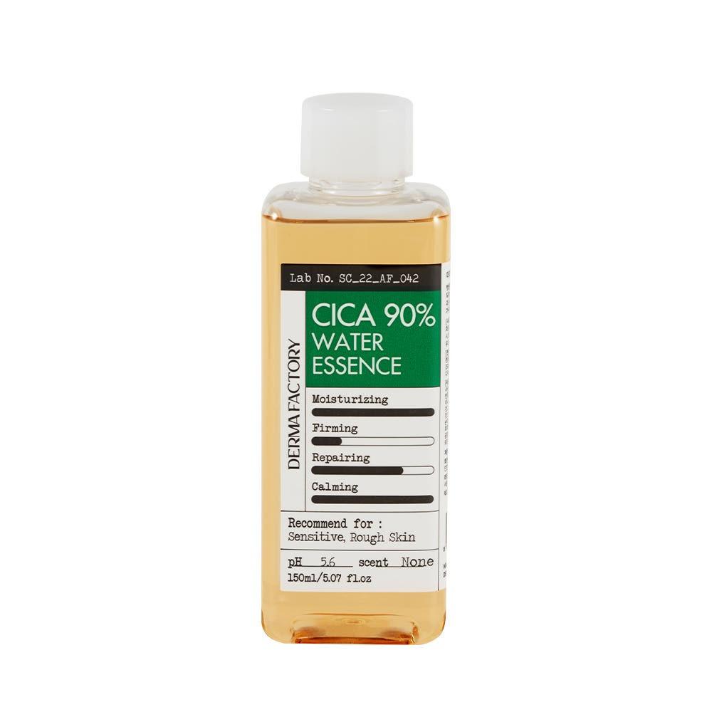 DERMA FACTORY Cica 90% Water Essence Kalmerende Hydratatie 150ml Gezichtstoner K-Beauty white