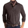 Autumn Men'S Polo Shirt Lapel Pocket T-Shirt Mens Business Casual Long Sleeve Tshirt Tees