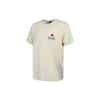 ANB T Shirts Men's Ecru Crew Neck Moderate Straight Fit AMT22375-CIW