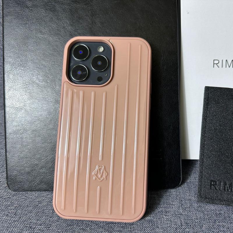 Aluminum Alloy Apple/Black Suitcase Full Cover Phone Case for Rimowa
