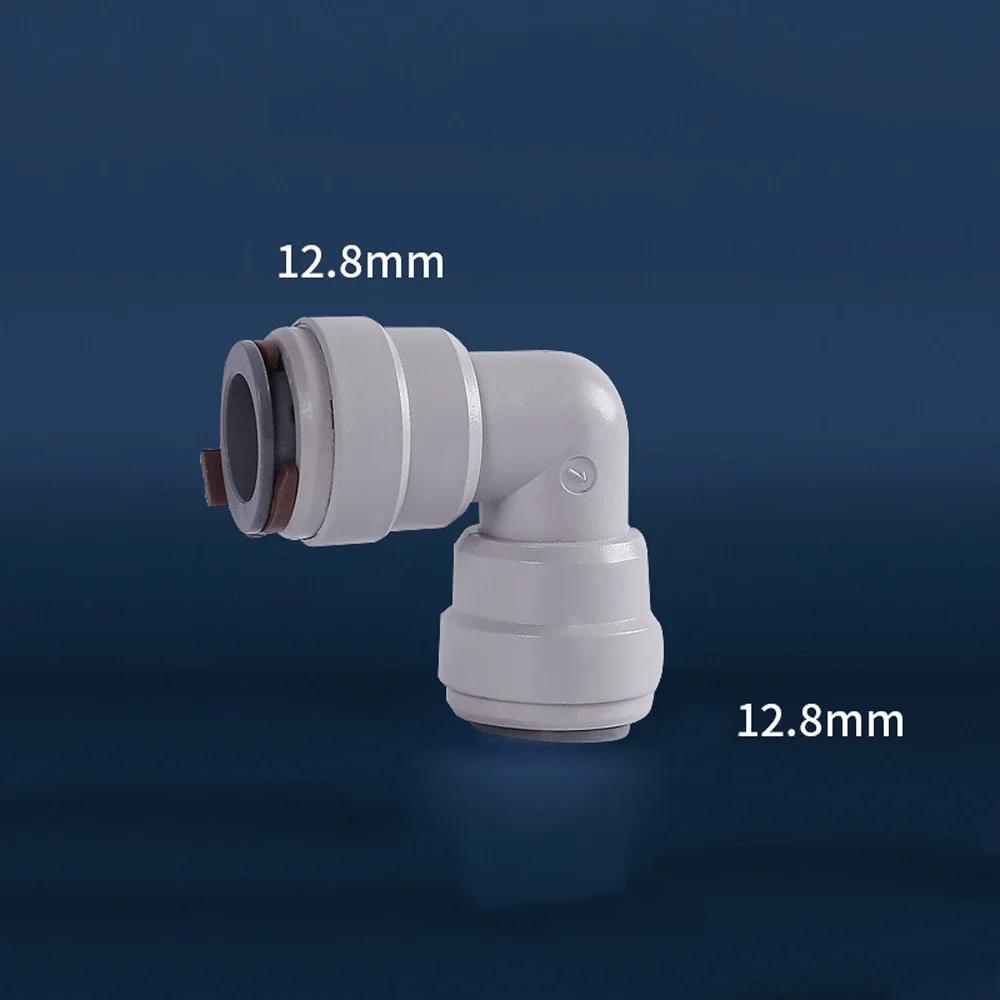 Ajuste 3/8" 1/2" DE X 3/8" Tubo Cotovelo Reto T Conector Rápido de Encaixe POM para Aquário Sistema de Osmose Reversa Filtro de Água RO