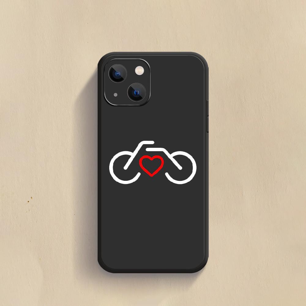 Bicycle Pattern Phone Case For iPhone Samsung Galaxy Redmi Xiaomi Oppo OnePlus Note S A 7 8 9 10 11 12 13 14 20 21 22 23 53 54 Pro Max Plus Ultra