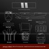 BMW X7 Interior Protection Film: Center Console & Navigation Screen Tempered Film for 26 Models.