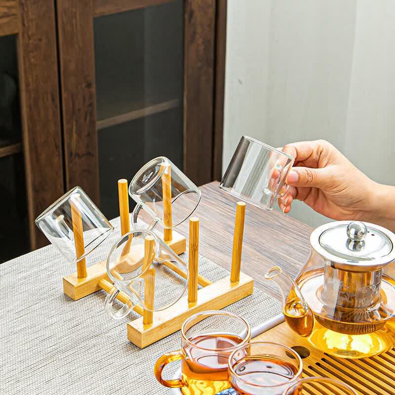 Automatic Water Supply Heat-Resistant Glass Kung Fu Tea Set