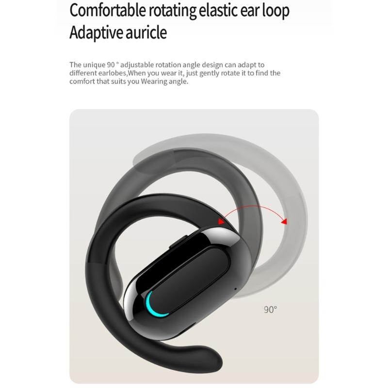 Highly Fidelity Bluetooth-compatible 5.3 Earbuds with Earhook ,10M Distance Wireless Earbuds Waterproof Sport Headphones