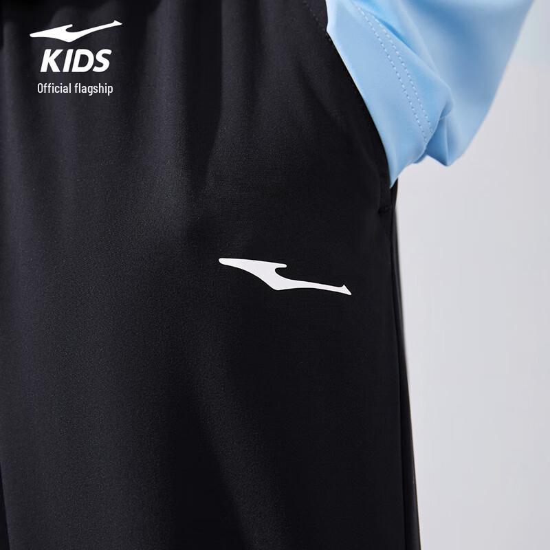 ERKE Kids' Unisex Summer Woven Cropped Sports Pants