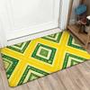 Stylish Yellow Green Moroccan Geometric Doormat Boho Entrance Mat for Home Decor Durable Floor Mats 40x60cm
