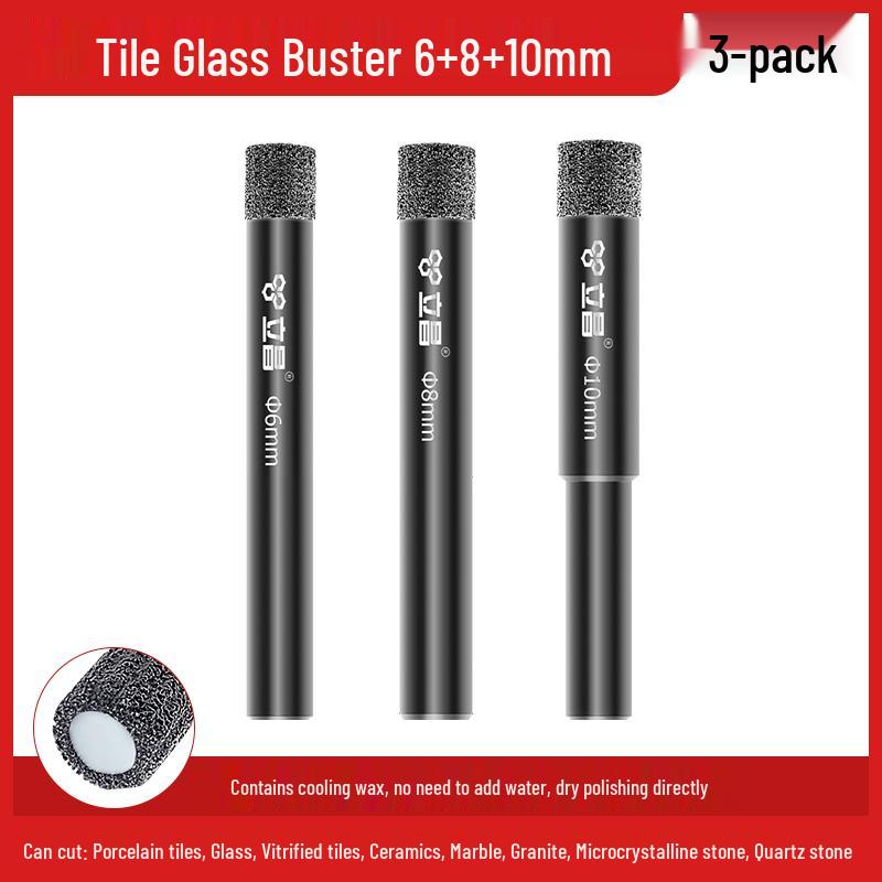 Tile and Glass Drill Bit - Hole Saw for Marble and Tile Drilling