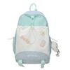Schoolbag Schoolbag for Girls, Sweet Style, New High School Students, Large Capacity Backpack, Small Fresh Contrasting Color Girl Backpack