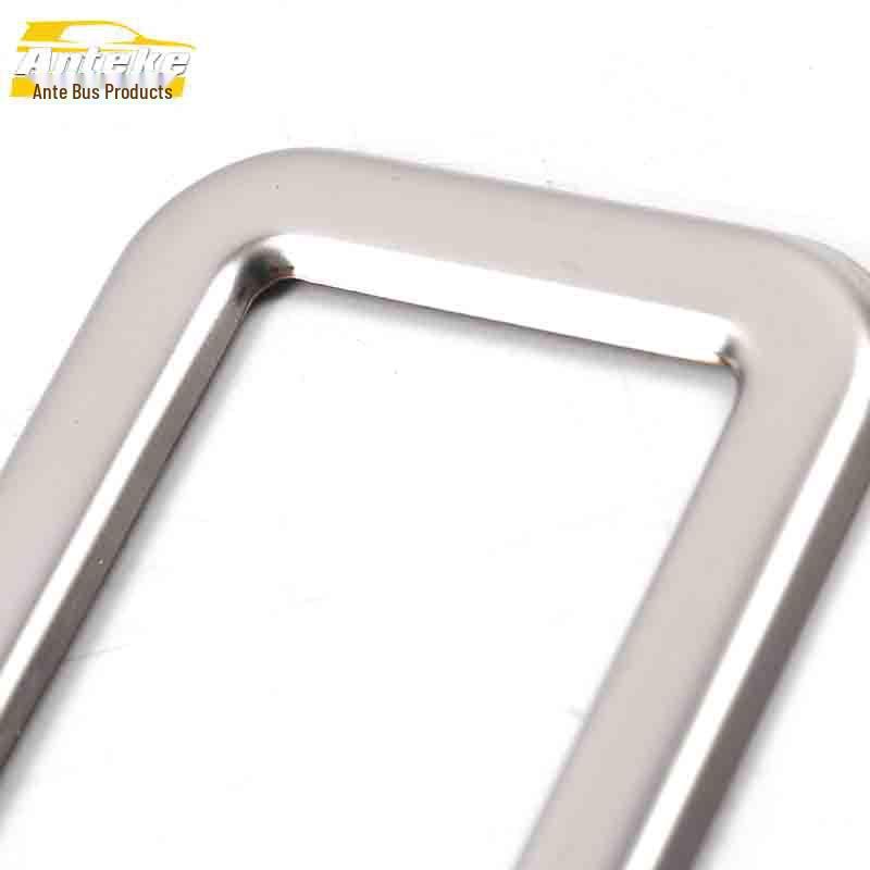 VV7 Trunk Switch Light Ring and Stainless Steel Tailgate Button Decorative Sticker