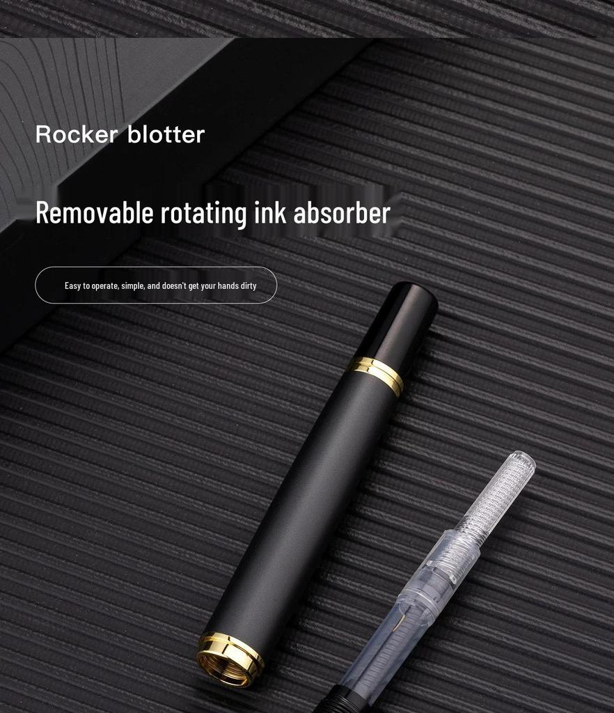 Hero E802 Authentic Iridium Gold Nib Fountain Pen Gift Set for Adults
