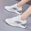Women's Spring and Summer Breathable White Shoes Mesh Shoes Lightweight Soft Sole Sports Shoes for Women