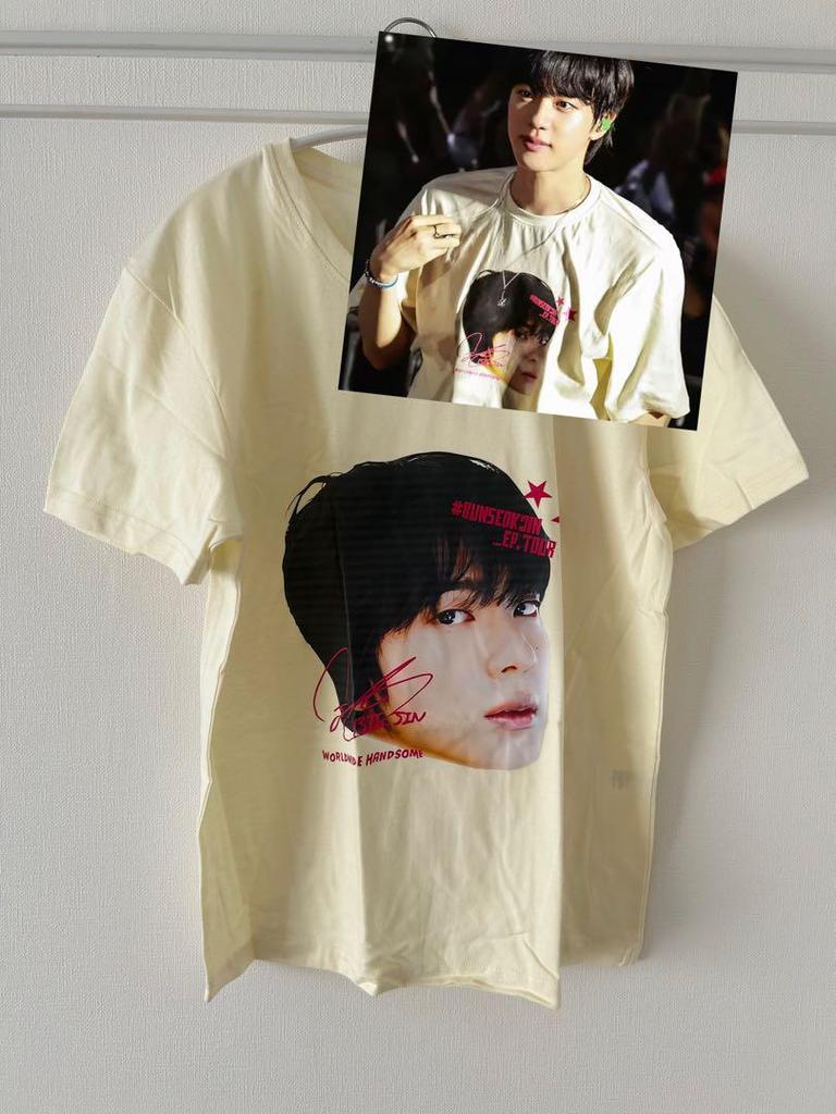 [USED] Unofficial Runseokjin T-shirt purchased from a Korean pop culture shop
