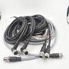Wodoodporny kabel z 8-pinowym złączem czujnika M12