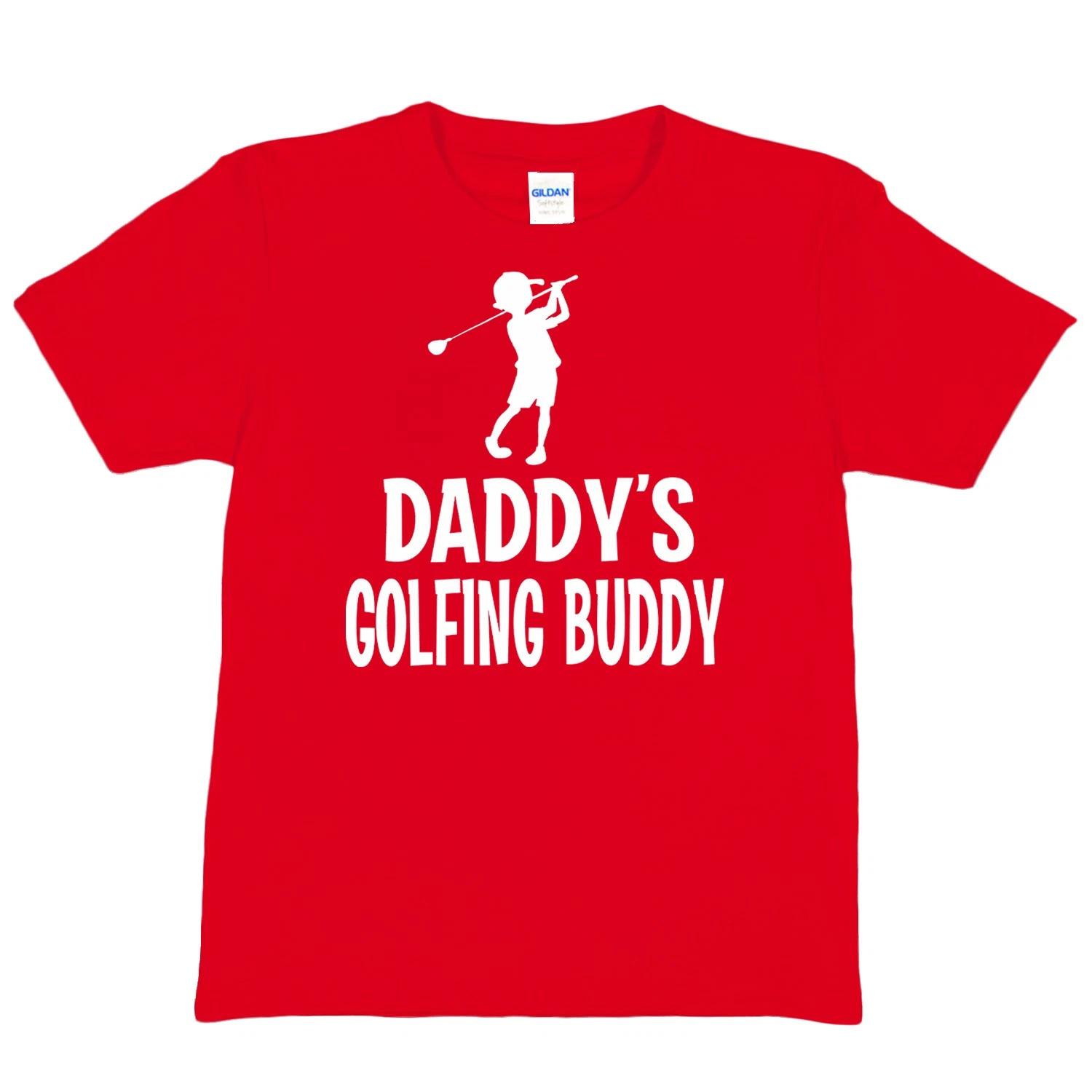 

Daddy s Golfing Buddy Funny T-shirt Golfer Tee Boy Girl Birthday Gift S