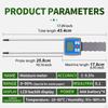 Moisture Meter with , Handheld Multipurpose Sturdy Portable Backlight Display for Waste Paper Forage
